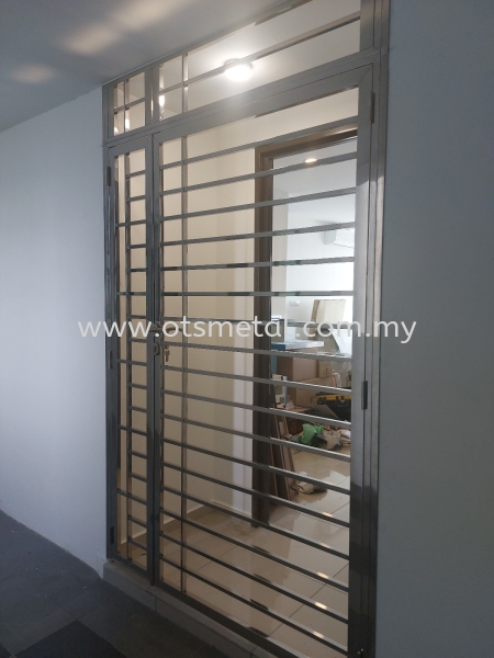 SSD038 Stainless Steel Door Johor Bahru (JB) Design, Supplier, Supply | OTS Metal Works