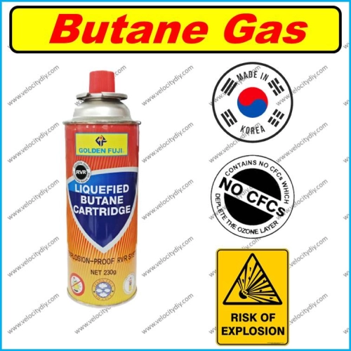 （火锅煤气）Golden Fuji Butane Gas/Butane Gas Cartridge/Portable Gas Stove/Burner Welding Gas 230gm
