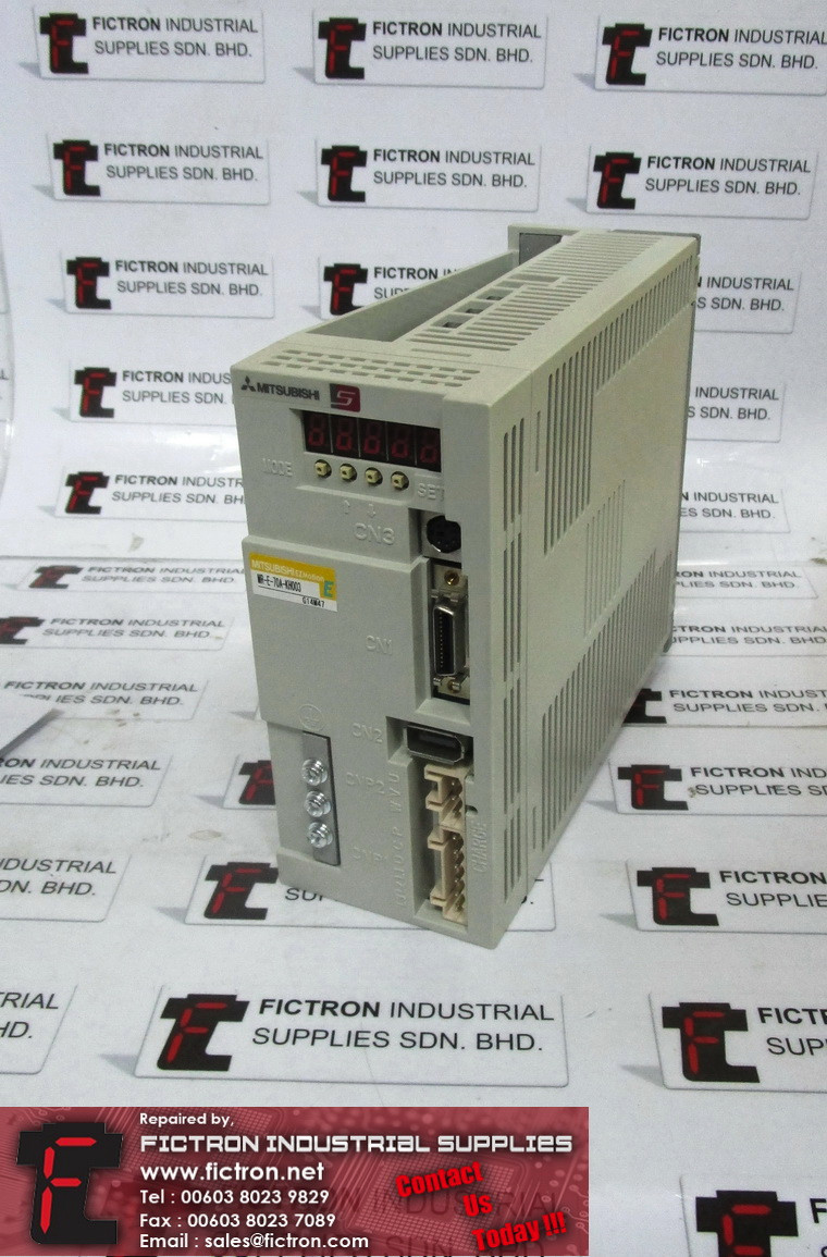 MR-E-70A-KH003 MRE70AKH003 MITSUBISHI AC Servo Amplifier Supply Repair Malaysia Singapore Indonesia USA Thailand