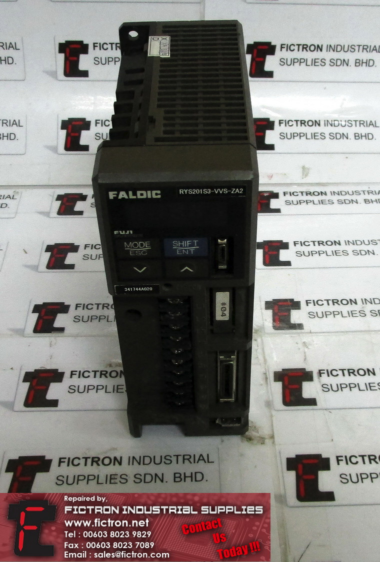 RYS101S3-VVS-ZA2 RYS101S3VVSZA2 FUJI ELECTRIC Servo Drive Supply Repair Malaysia Singapore Indonesia USA Thailand
