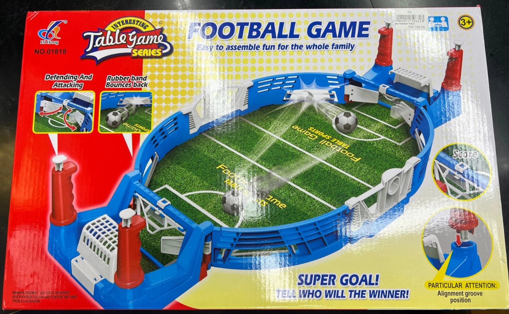 MINI TABLE SPORTS FOOTBALL SOCCER ARCADE PARTY GAME DOUBLE BATTLE INTERACTIVE TOYS FOR CHILDREN KIDS ALDULT