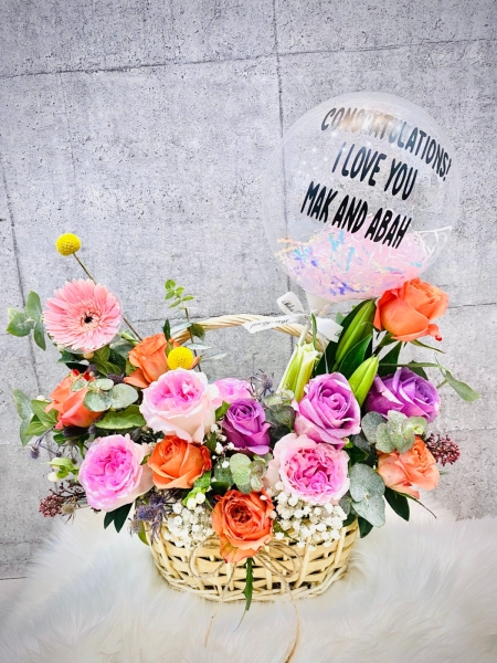 MFB 001 Fruits Flower Basket Melaka Retailer, Services | BLISS FLORIST