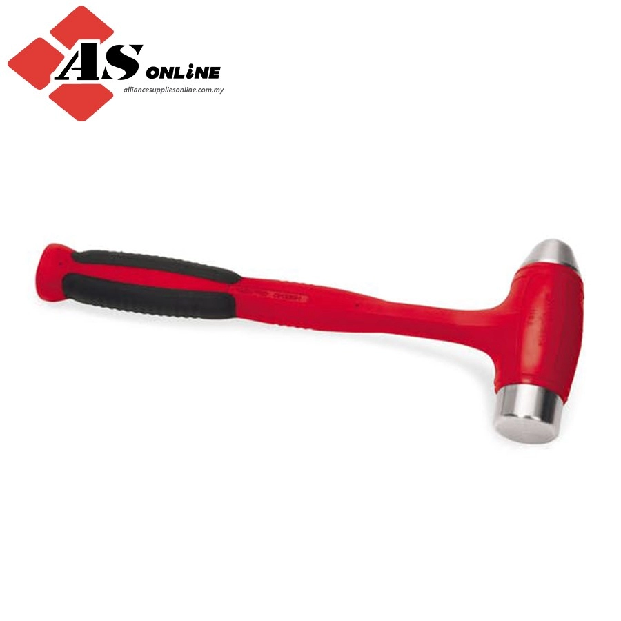 SNAP-ON 40 oz Ball Peen Soft Grip Dead Blow Hammer (Red) / Model: HBBD40