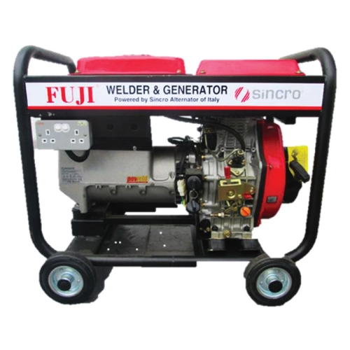 Fuji ED200MDC Welder Generator C/W Launtop LA186 Diesel Engine - Sincro Alternator