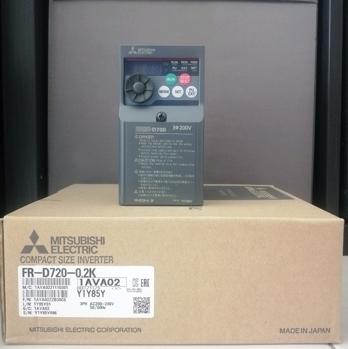 FR-D720-0.2K MITSUBISHI Inverter MITSUBISHI Selangor, Malaysia