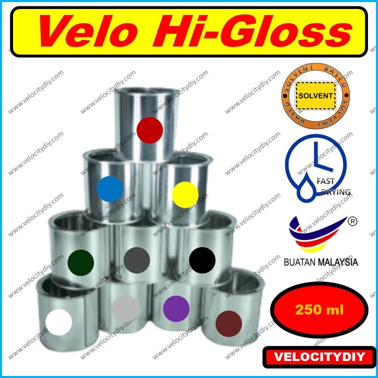 （扫墓漆）Velo Hi-Gloss High Gloss Paint For Metal Wood Cement Grave Wall