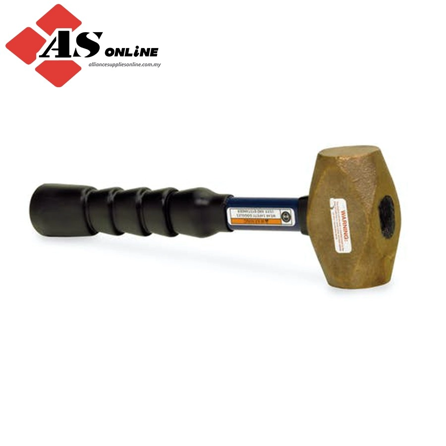 SNAP-ON Brass 2-1/2 Lb Fiberglass Hammer (Blue-Point) / Model: HBR25