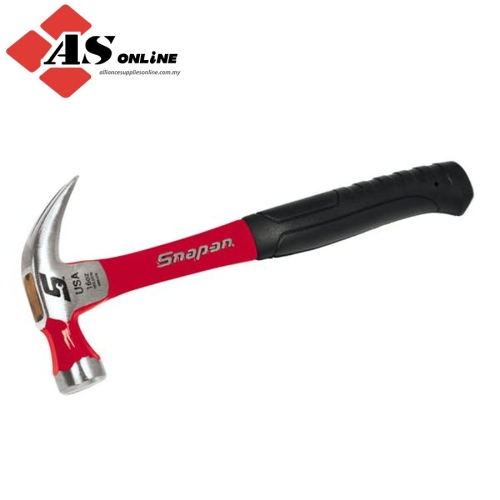 SNAP-ON 16 oz Claw Hammer (Red/ Black) / Model: HCLSB16