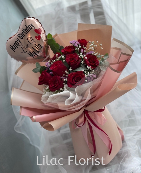  Rose Bouquet Hand Bouquets Selangor, Malaysia, Kuala Lumpur (KL), Puchong Supplier, Delivery, Supply, Supplies | LILAC FLORIST & GIFT SHOP