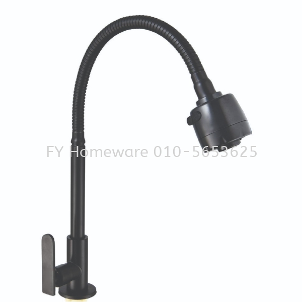 304 Stainless Steel Kitchen SinkTap 2in1 Head Matt Black Pillar Tap Faucet Kitchen Utensils Johor Bahru (JB), Malaysia, Skudai Supplier, Suppliers, Supply, Supplies | FY HOMEWARE SDN BHD