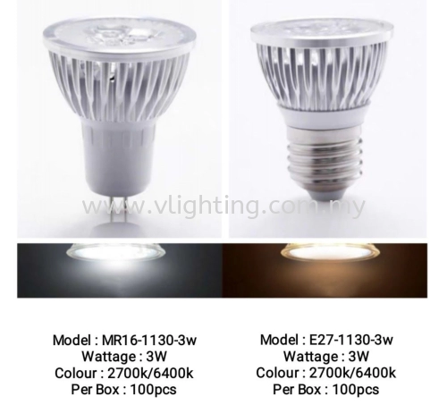 SFL LED E27, MR16-1130-3W