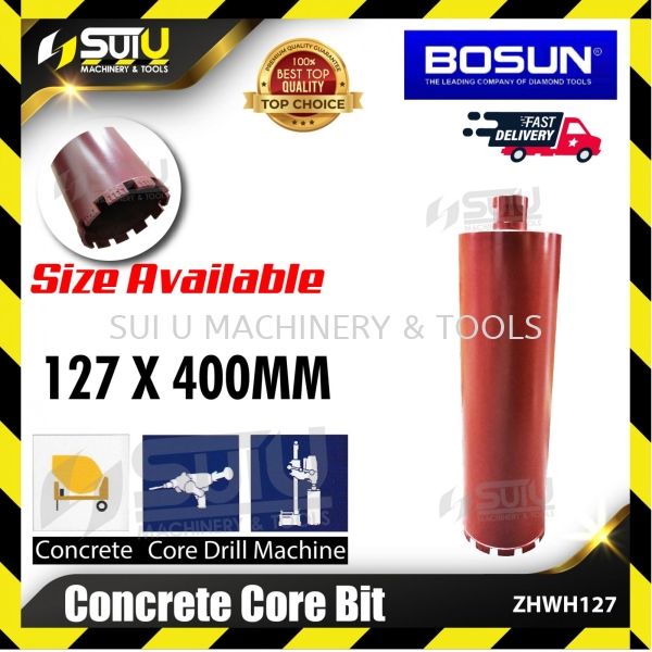 BOSUN ZHWH127 127 x 400MM Concrete Core Bit Drill Bit Accessories Power Tool Kuala Lumpur (KL), Malaysia, Selangor, Setapak Supplier, Suppliers, Supply, Supplies | Sui U Machinery & Tools (M) Sdn Bhd