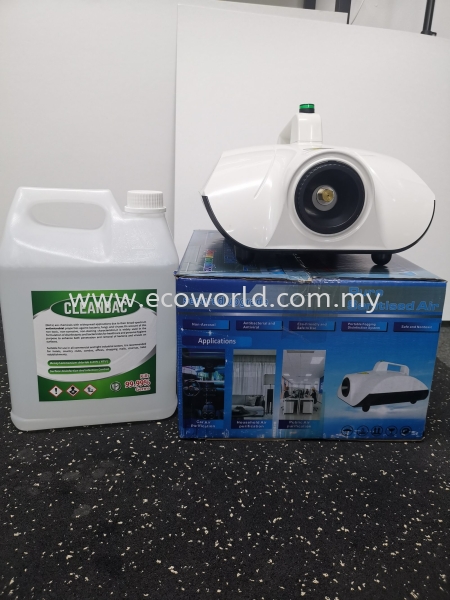 FOGGER DISINFECTION MACHINE WITH CLEANBAC FOG (5 LITERS) Pembasmi Kuman  Washroom & Hygiene Product Malaysia, Johor Bahru (JB) Supplier, Supply, Supplies | ECO WORLD HYGIENE (M) SDN BHD