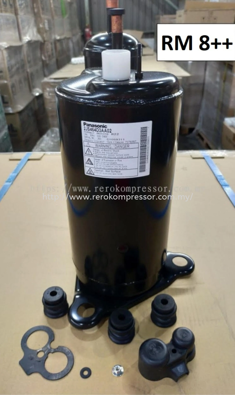 2JS464D3AA02 - Panasonic Malaysia Air Conditioner Compressor