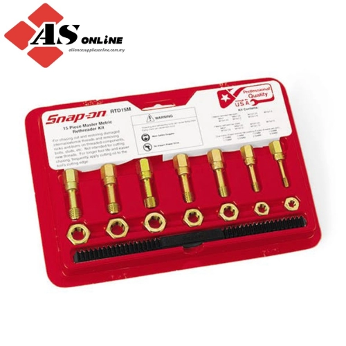SNAP-ON 14 pc Metric Tap and Die Set (Blue-Point) / Model: RTD15M