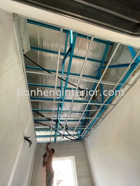 Ceiling work BUKIT KEMPAS Work In Progress  Johor Bahru (JB), Johor, Skudai Service, Renovation, Construction | Ban Heng Interior Design Sdn Bhd