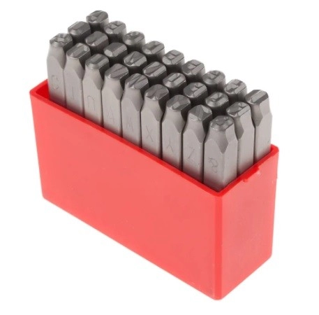 875-4730 - RS PRO 5mm x 27 Piece Engraving Letter Punch Set, (A to Z)