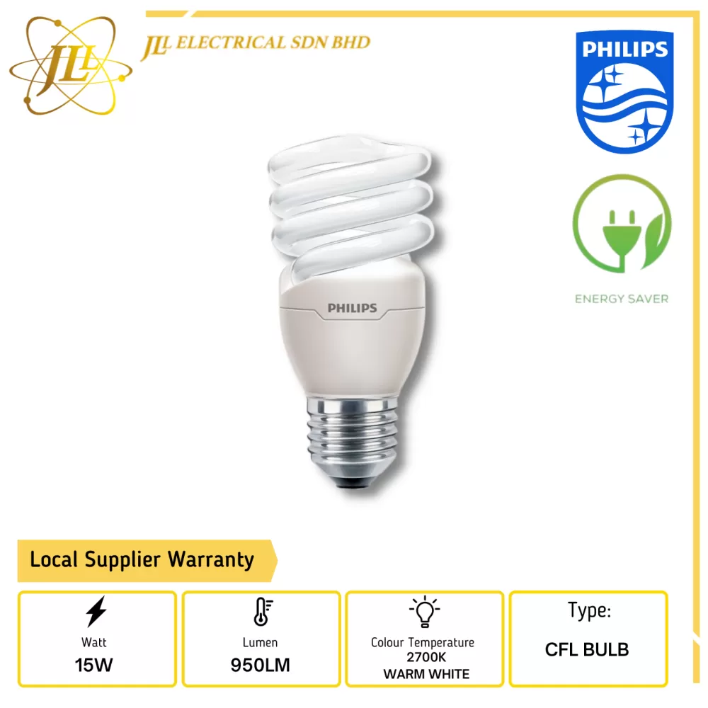 PHILIPS TORNADO BULB E27 15W E27 2700K WARMWHITE COMPACT FLUORESCENT LAMP  Kuala Lumpur (KL), Selangor, Malaysia Supplier, Supply, Supplies,  Distributor | JLL Electrical Sdn Bhd