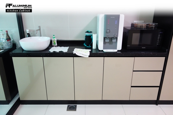 Kitchen Cabinet  Project Hijayu Sendayan 1 Kitchen Cabinet Aluminium Cabinet Seremban, Malaysia, Negeri Sembilan Supplier, Suppliers, Supply, Supplies | PF ALUMINIUM SDN BHD