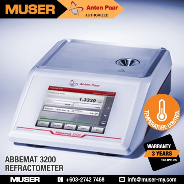 Abbemat 3200 Compact Digital Refractometer | Anton Paar by Muser Compact Digital Refractometer Refractometer Anton Paar Kuala Lumpur (KL), Malaysia, Selangor, Sunway Velocity Supplier, Suppliers, Supply, Supplies | Muser Apac Sdn Bhd