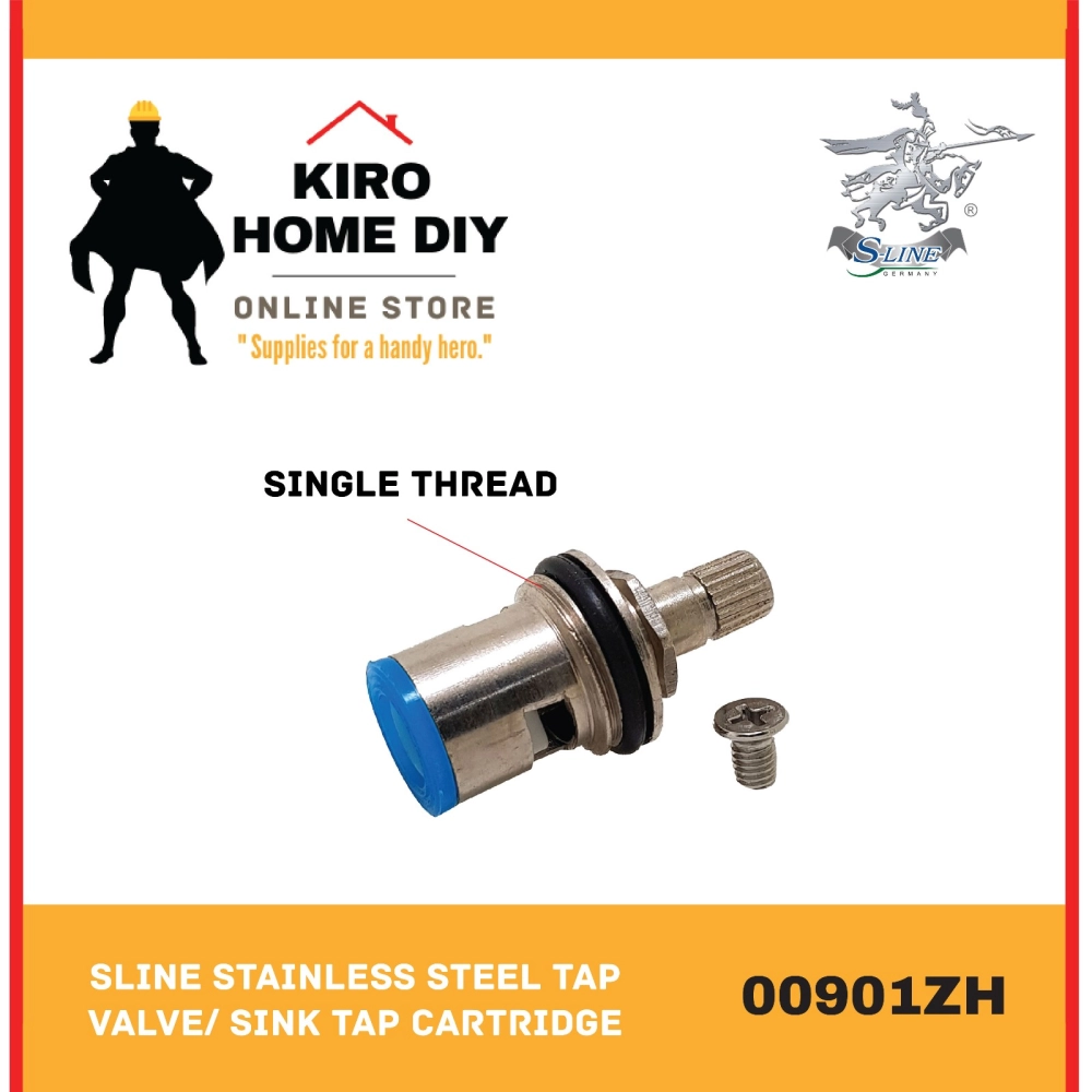 SLINE Stainless Steel Tap Valve/ Sink Tap Cartridge - 00901ZH