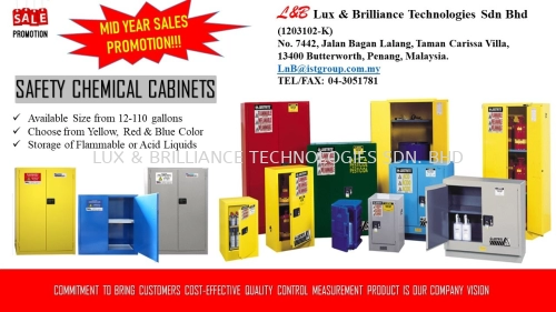 SAFETY CHEMICAL CABINETS