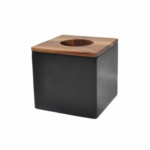 Black Endesit w. Teak Wood (MOQ 12 pcs) Tissue Box Hotel & Resort Supply Kuala Lumpur (KL), Malaysia, Selangor Supplier, Suppliers, Supply, Supplies | Cemara Ayu Sdn Bhd