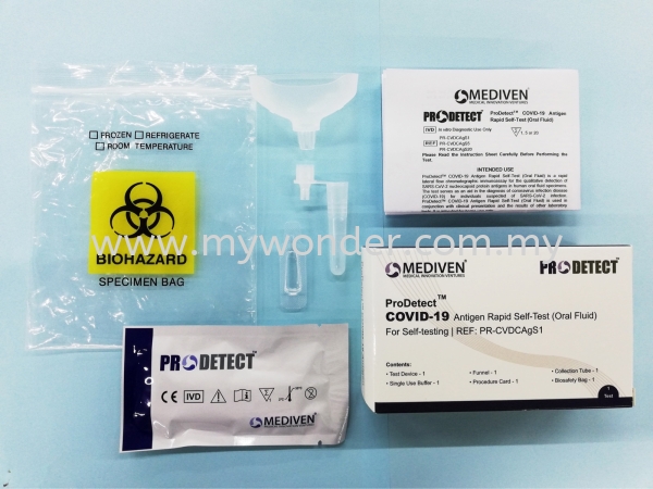 Covid-19 Antigen Rapid Self Test (Oral Fluid) Saliva Prodetect  COVID-19 Self Test Kit   Supplier, Suppliers, Supply, Supplies | Mystique Wonder Sdn Bhd