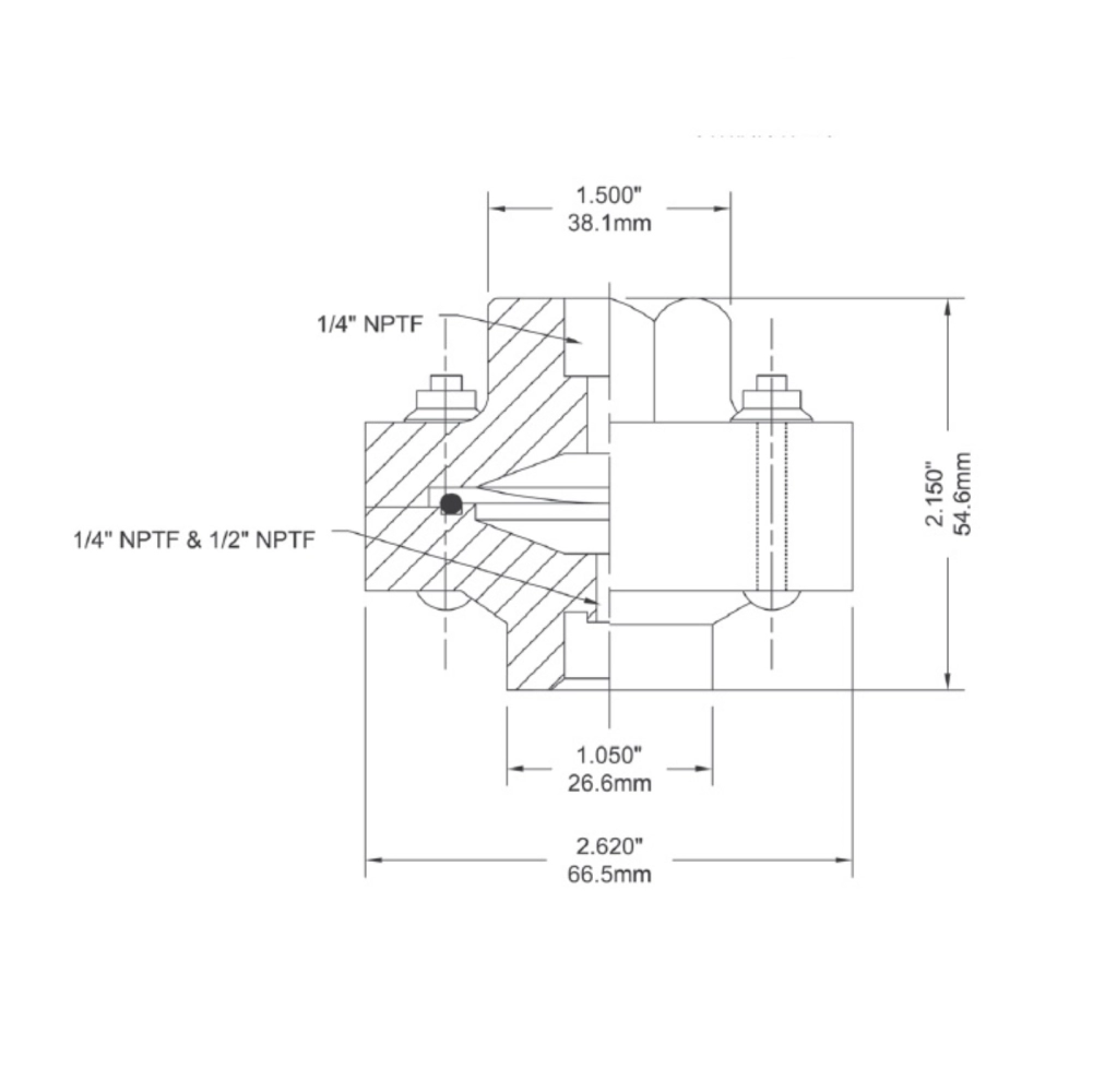 WINTERS PVC Pressure Diaphragm Seal