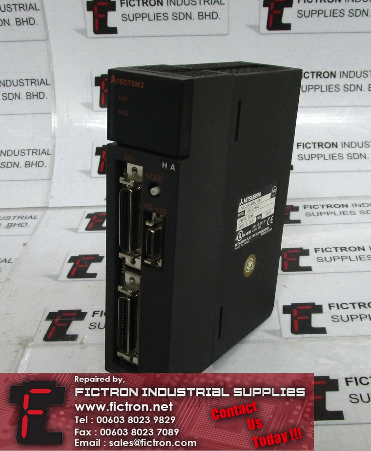A1SD75M2 MITSUBISHI ELECTRIC PLC Positioning Unit Supply Repair Malaysia Singapore Indonesia USA Thailand