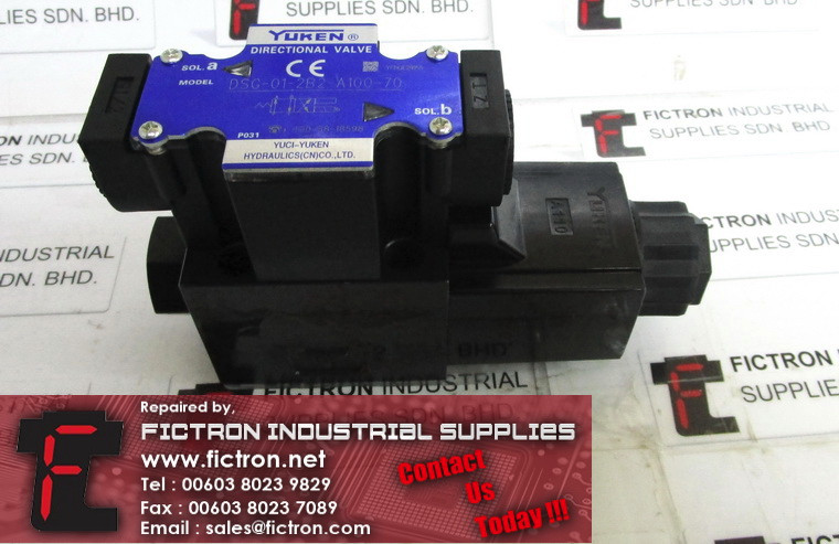 DSG-01-2B2-A100-70 DSG012B2A10070 YUKEN Directional Valve Supply Malaysia Singapore Indonesia USA Thailand
