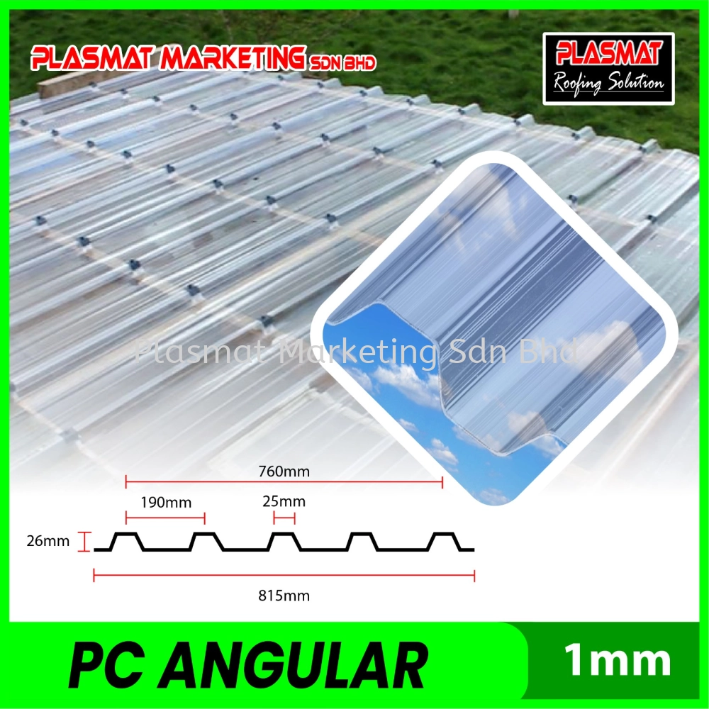 Polycarbonate Industry (Angular) Roofing