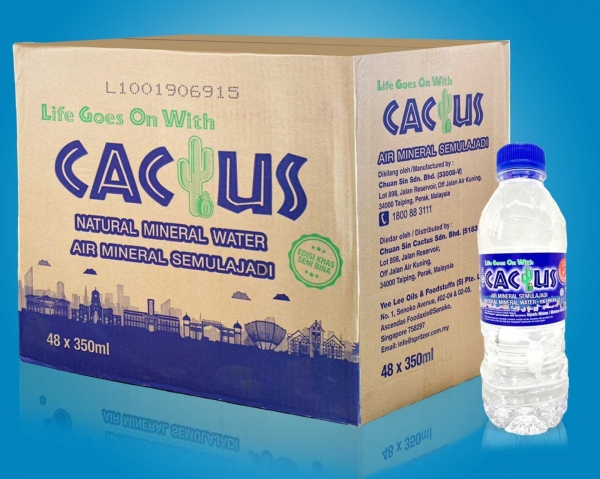 CACTUS MINERAL WATER 350ML Others Malaysia, Selangor, Kuala Lumpur (KL), Puchong Supplier, Suppliers, Supply, Supplies | Kadey Premium Sdn Bhd