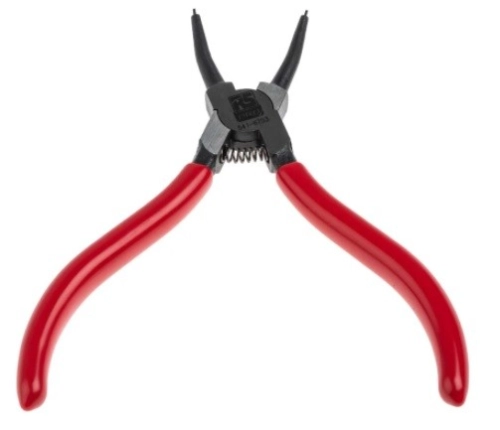 541-6753 - RS PRO Chrome Molybdenum Steel Pliers Circlip Pliers, 135 mm Overall Length