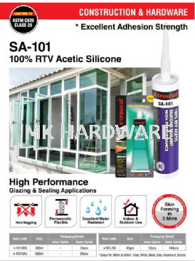 X'TRASEAL SA-101 100% RTV ACETIC SILICONE