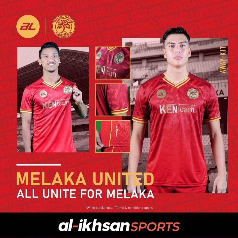 Melaka United Away 2022 - Red