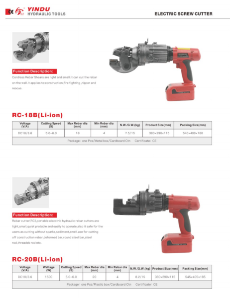 battery/electric screw cutter hydraulic battery tools ELECTRIC MACHINE Hydraulic Equipments Johor Bahru (JB), Malaysia, Mount Austin Supplier, Suppliers, Supply, Supplies | Megatrane Sdn Bhd