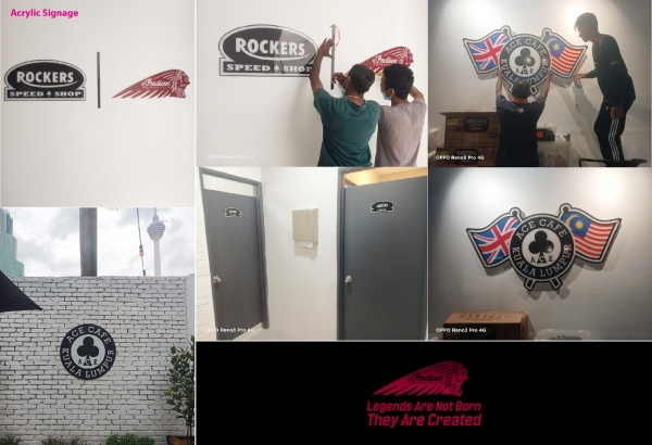 Indian Motorcycle Kuala Lumpur Acrylic Signage Seremban, Nilai, Malaysia, Negeri Sembilan Manufacturer, Supplier, Supply, Supplies | A Class Neon Sign Sdn Bhd