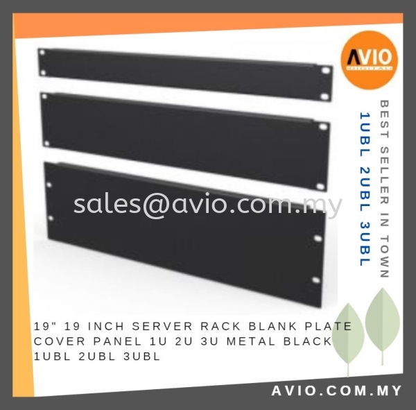 19" 19 Inch Server Rack Blank Plate Cover Panel 1U Metal Black 1UBL RACK Johor Bahru (JB), Kempas, Johor Jaya Supplier, Suppliers, Supply, Supplies | Avio Digital