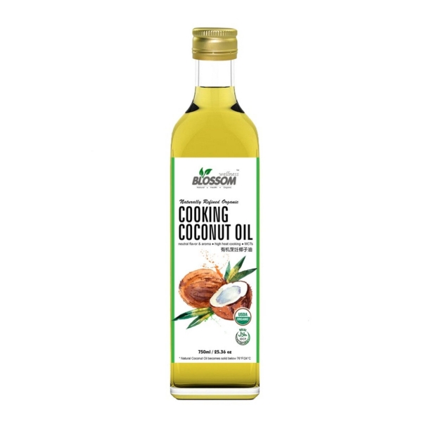 Blossom Organic Cooking Coconut Oil 750ml  Oil Series FOOD Perak, Malaysia, Taiping Supplier, Suppliers, Supply, Supplies | BNC Health Sdn Bhd