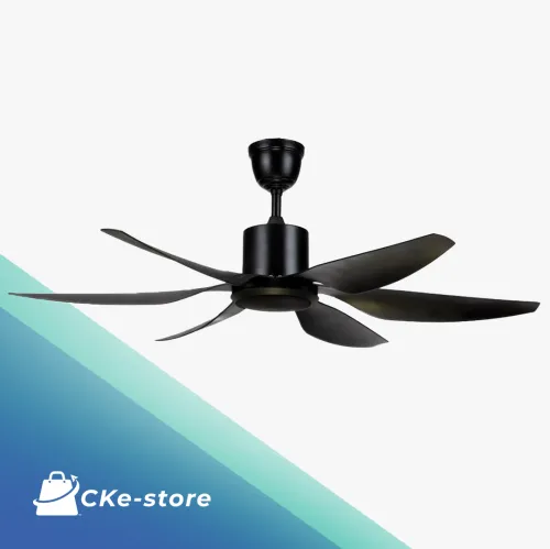 Boxham 56"/66" Asti Ceiling Fan - FU-002 Black