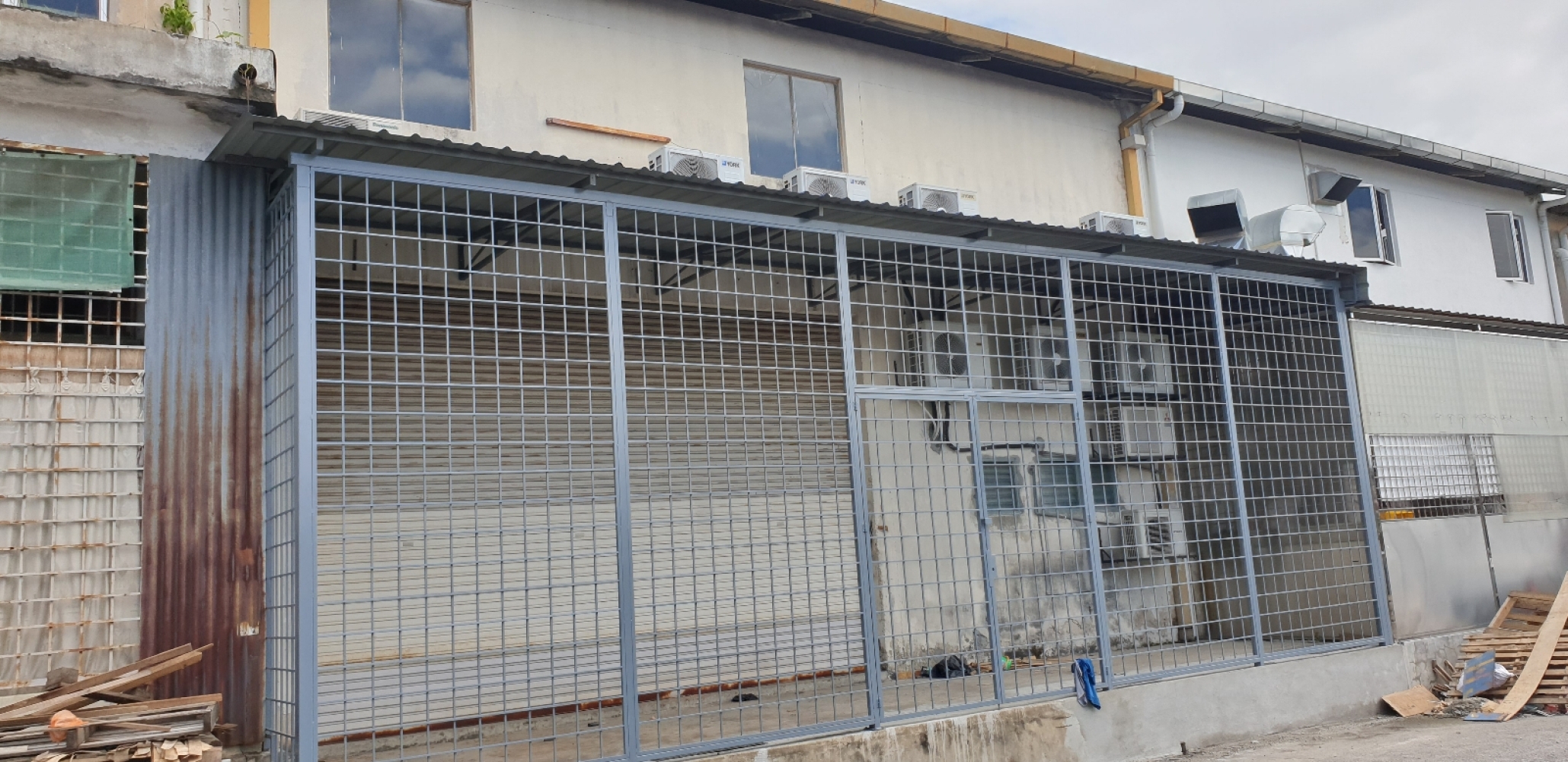 Awning and Grill Door