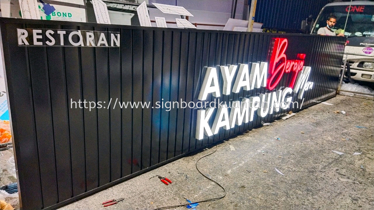 GRAB AUTHORISED ALUMINIUM PANEL 3D LED BOX UP SIGNAGE SIGNBOARD AT ...