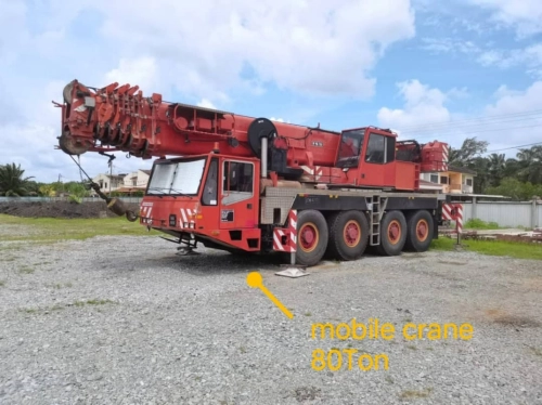 MOBILE CRANE 80TON