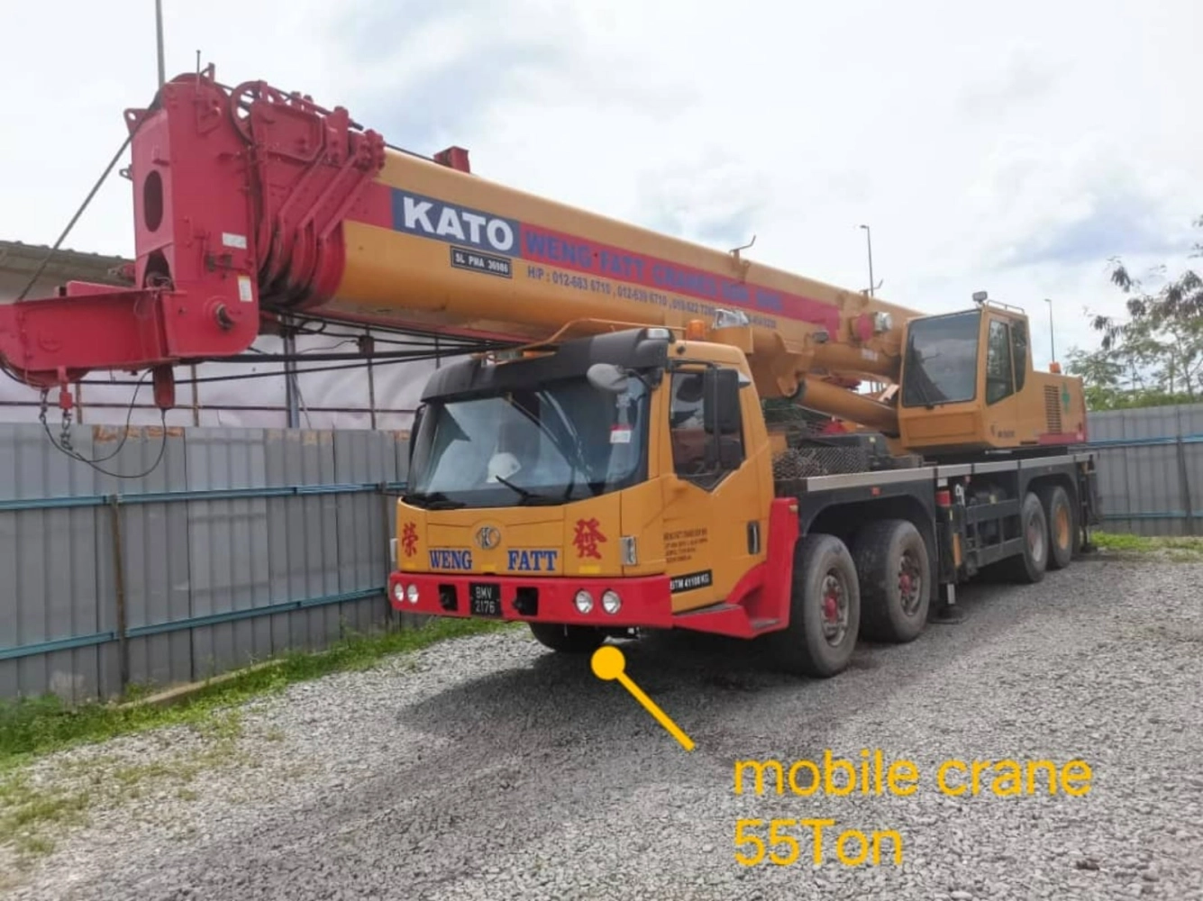 MOBILE CRANE 55TON