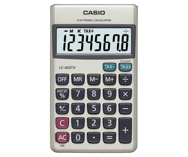 LC-403TV Casio Calculator Malaysia, Perlis Supplier, Suppliers, Supply, Supplies | Supreme Classic Sdn Bhd