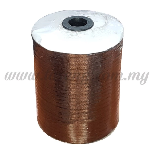 0.3cm Satin Ribbon2 Dark Brown (RB2-DBR)