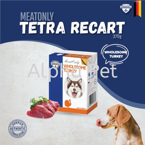 Bungener Meatonly Tetra Recart Wet Food Series - Wholesome Turkey ( Dog )