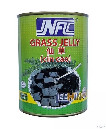 Grass Jelly Tin Cincau (Cap NFC) 540gm 罐装仙草  [15250 15251]