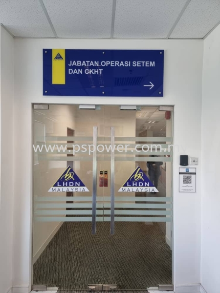 Office Department Name Signage with 6 screw INDOOR SIGNAGE SIGNAGE Selangor, Malaysia, Kuala Lumpur (KL), Puchong Manufacturer, Maker, Supplier, Supply | PS Power Signs Sdn Bhd